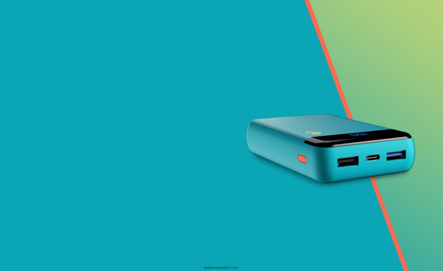 Fat Fast and Flexible Fat Stash 2 10000 mAh Portable Battery Pack Skullcandy NV80J439