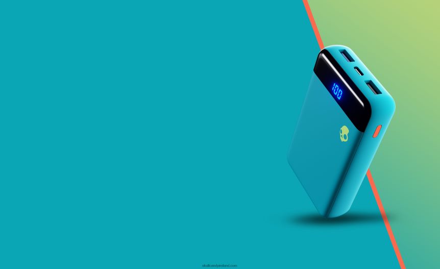 Fat Fast and Flexible Fat Stash 2 10000 mAh Portable Battery Pack Skullcandy NV80J439