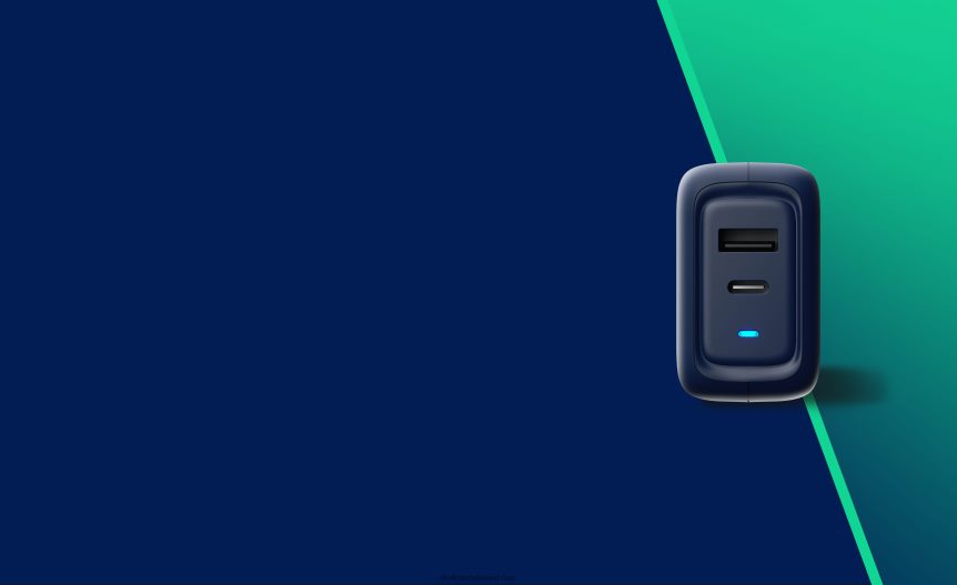 Get Your Power Fix Faster Fix Rapid G Max USB-A and USB-C Adapter Skullcandy NV80J436 Dark Blue/Green