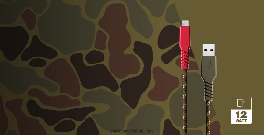 YOUR PATH TO POWER Line+ Braided Charging Cable Skullcandy NV80J440