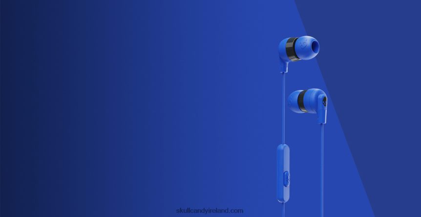 THE ORIGINAL ESSENTIAL Ink'd+Earbuds with Microphone Skullcandy NV80J432 Cobalt Blue