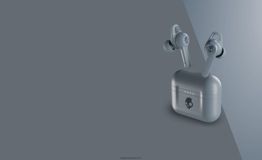 No Wires No Noise Indy ANC Noise Canceling True Wireless Skullcandy NV80J44 Chill Grey