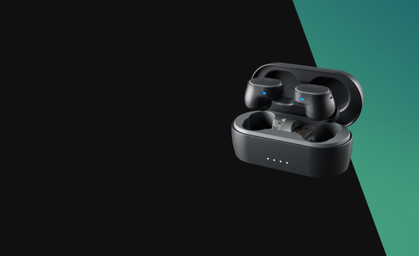 Perfectly Simple Noise Canceling Sesh ANC True Wireless Earbuds Skullcandy NV80J46 Black