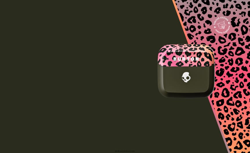 Skullcandy X Burton Mod True Wireless EarbudsNV80J41 Naughty Nature