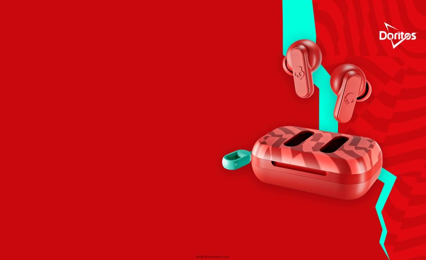 Skullcandy X Doritos Dime 2 True Wireless EarbudsNV80J43 Doritos Red