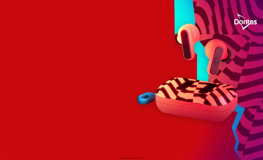 Skullcandy X Doritos Dime 2 True Wireless EarbudsNV80J43 Doritos Red