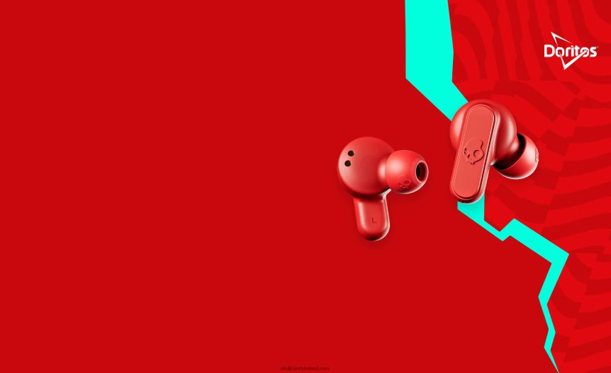 Skullcandy X Doritos Dime 2 True Wireless EarbudsNV80J43 Doritos Red