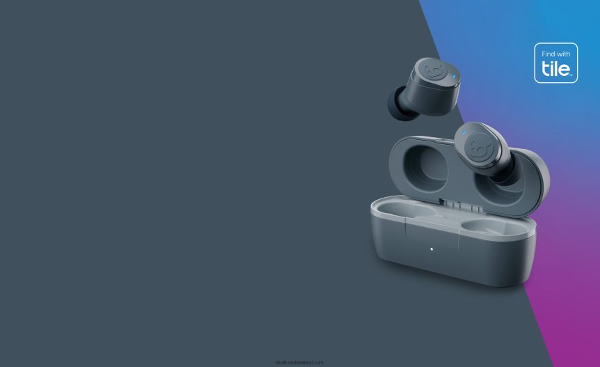 TOTALLY WIRELESS ESSENTIAL Jib True 2Wireless Earbuds Skullcandy NV80J425 Chill Grey