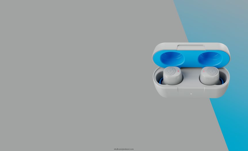 TOTALLY WIRELESS ESSENTIAL Jib True 2Wireless Earbuds Skullcandy NV80J426 Light Grey/Blue