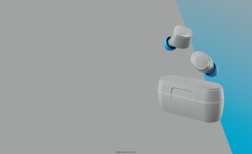 TOTALLY WIRELESS ESSENTIAL Jib True 2Wireless Earbuds Skullcandy NV80J426 Light Grey/Blue