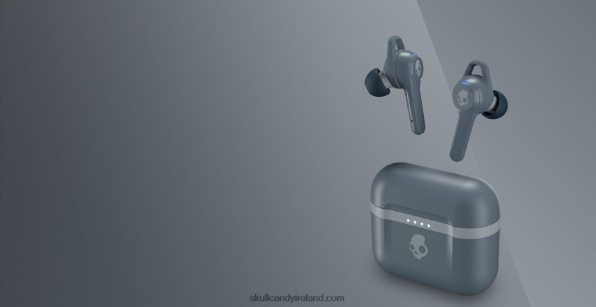 TRUE FREEDOM AMPLIFIED Indy Evo True Wireless Earbuds Skullcandy NV80J418 Chill Grey