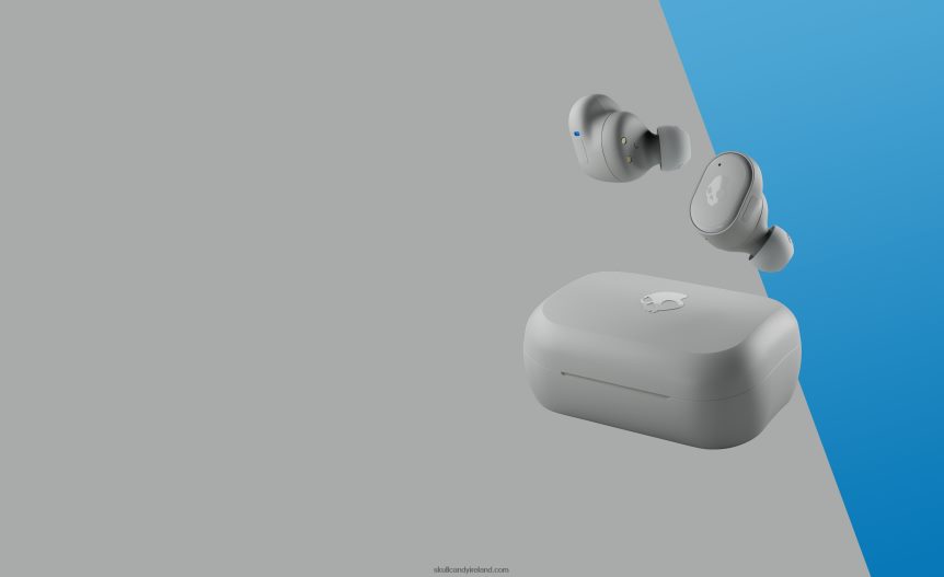 Upgradable tech premium sound Grind True Wireless Earbuds Skullcandy NV80J410 Light Grey/Blue