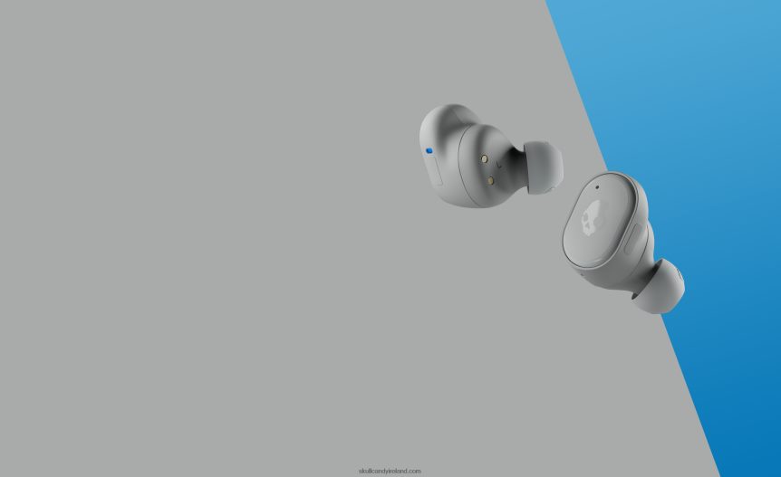 Upgradable tech premium sound Grind True Wireless Earbuds Skullcandy NV80J410 Light Grey/Blue
