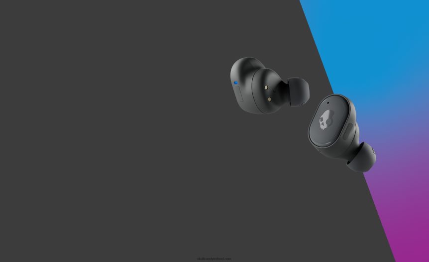 Upgradable tech premium sound Grind True Wireless Earbuds Skullcandy NV80J411 Chill Grey