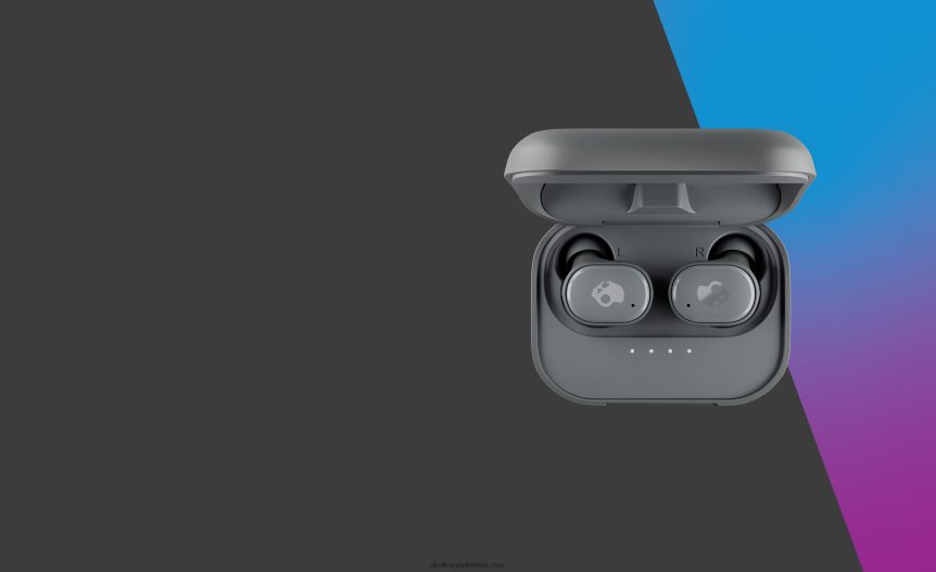 Upgradable tech premium sound Grind True Wireless Earbuds Skullcandy NV80J411 Chill Grey