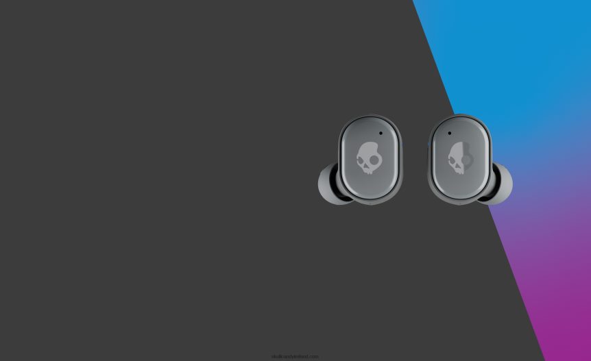 Upgradable tech premium sound Grind True Wireless Earbuds Skullcandy NV80J411 Chill Grey