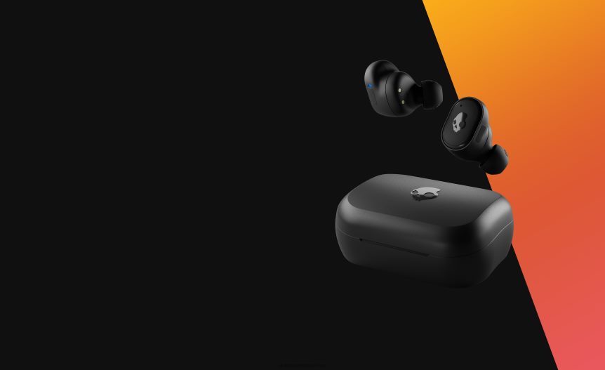 Upgradable tech wireless charging Grind Fuel True Wireless Earbuds Skullcandy NV80J47 Black/Orange
