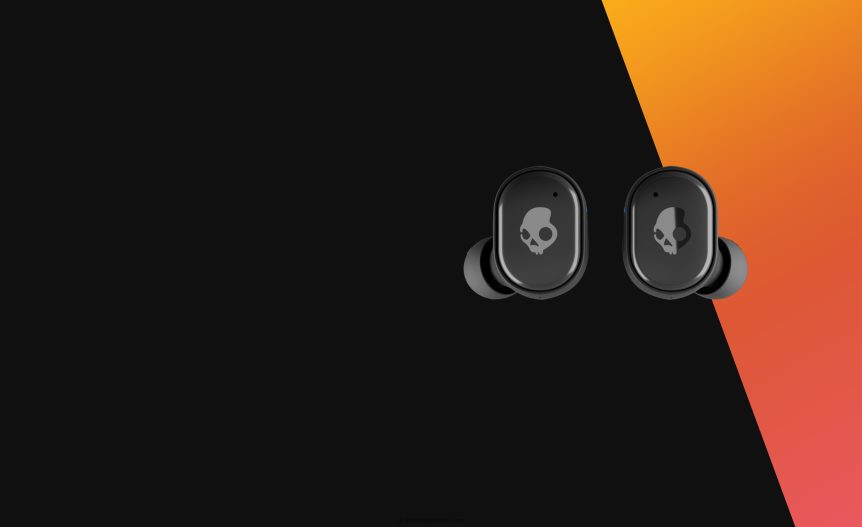 Upgradable tech wireless charging Grind Fuel True Wireless Earbuds Skullcandy NV80J47 Black/Orange