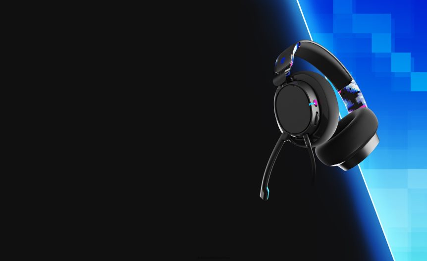 Advanced GamingTuned To You SLYR Pro Multi-Platform Wired Gaming Headset Skullcandy NV80J453 Blue DigiHype