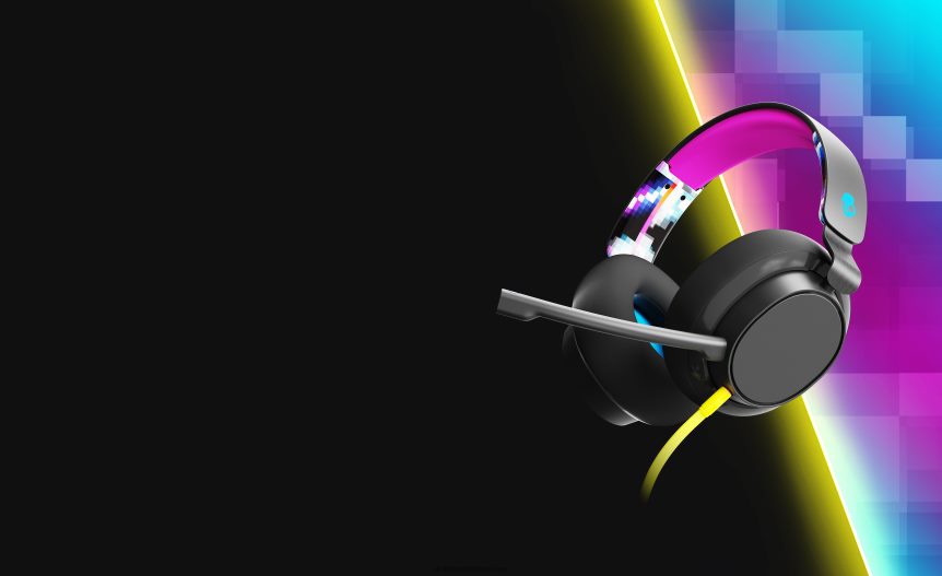 Gaming EssentialPremium Sound SLYR Multi-Platform Wired Gaming Headset Skullcandy NV80J454 Black DigiHype