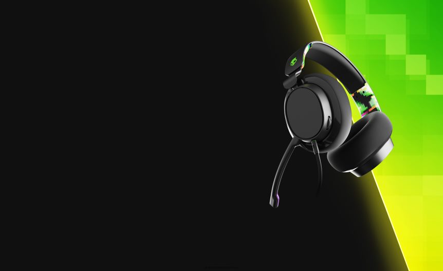 Gaming EssentialPremium Sound SLYR Multi-Platform Wired Gaming Headset Skullcandy NV80J455 Green DigiHype