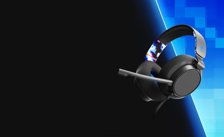 Gaming EssentialPremium Sound SLYR Multi-Platform Wired Gaming Headset Skullcandy NV80J456 Blue DigiHype
