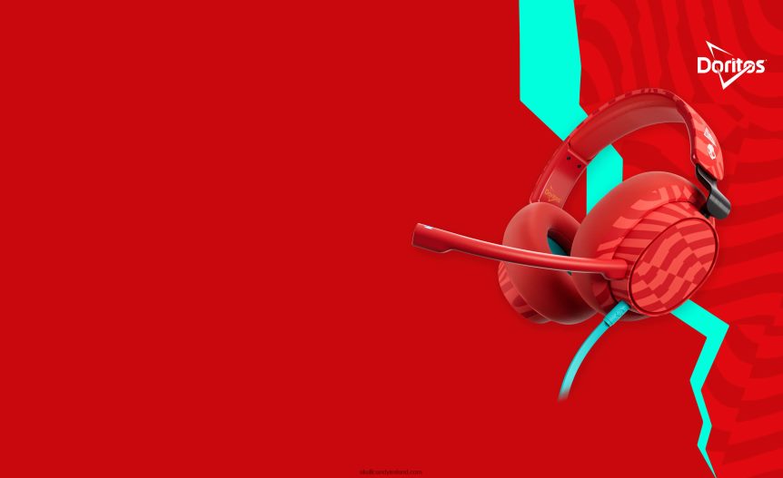 Skullcandy X Doritos SLYR Multi-Platform Wired Gaming HeadsetNV80J470 Doritos Red