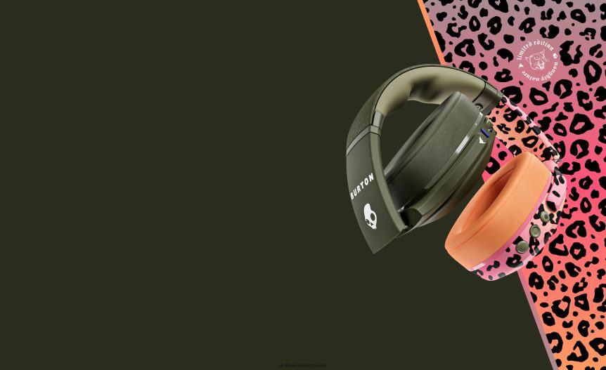 SKULLCANDY X BURTON Crusher Evo Sensory Bass Headphones withPersonal SoundNV80J459 Naughty Nature